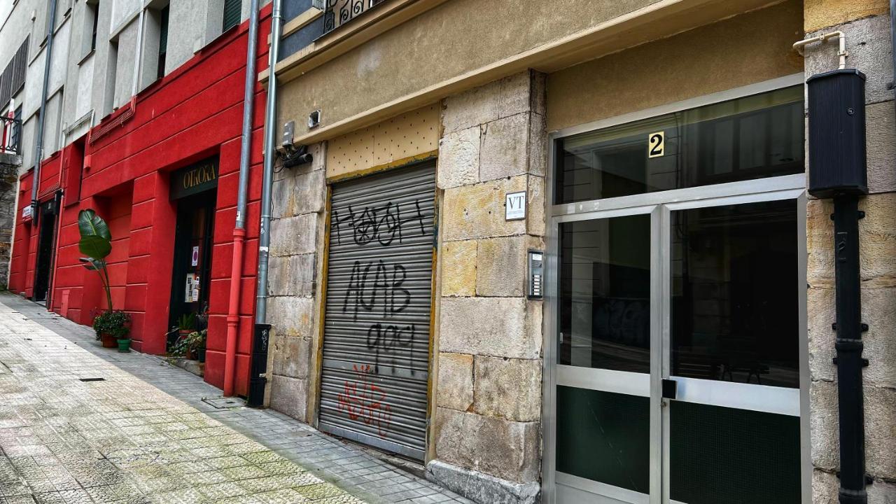 Apartamento Casco Viejo Con Encanto Y Wifi, Vivienda Turistica Larrinaga Bilbao Exterior foto